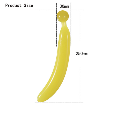 Juguetes anales del sexo del Massager del clítoris de la vagina del enchufe de la venta de fruta de los consoladores cristalinos calientes de la legumbre para la masturbación femenina