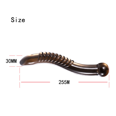 Juguetes anales del sexo del Massager del clítoris de la vagina del enchufe de la venta de fruta de los consoladores cristalinos calientes de la legumbre para la masturbación femenina