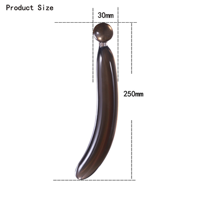 Juguetes anales del sexo del Massager del clítoris de la vagina del enchufe de la venta de fruta de los consoladores cristalinos calientes de la legumbre para la masturbación femenina