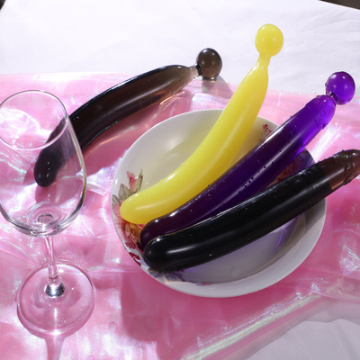 Juguetes anales del sexo del Massager del clítoris de la vagina del enchufe de la venta de fruta de los consoladores cristalinos calientes de la legumbre para la masturbación femenina