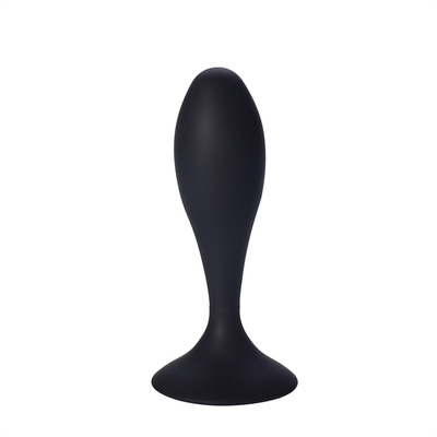 Los juguetes de envío del sexo anal del silicón del descenso riegan el sistema anal del enchufe del Massager del diseño del descenso del enchufe anal negro del extremo