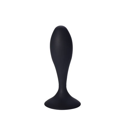 Los juguetes de envío del sexo anal del silicón del descenso riegan el sistema anal del enchufe del Massager del diseño del descenso del enchufe anal negro del extremo