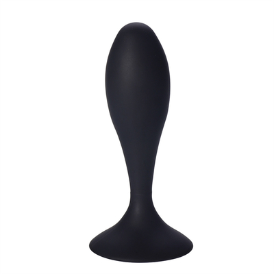 Los juguetes de envío del sexo anal del silicón del descenso riegan el sistema anal del enchufe del Massager del diseño del descenso del enchufe anal negro del extremo