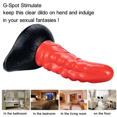 Sexo Perro gigante Dildo Dinosaurio colorido Escala pene con vaso de succión juguetes sexuales para mujeres silicona pene grande animal enorme di