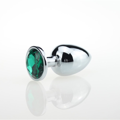 Varios colores joyas juguetes sexuales tapones anales metálicos para adultos