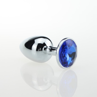 Varios colores joyas juguetes sexuales tapones anales metálicos para adultos