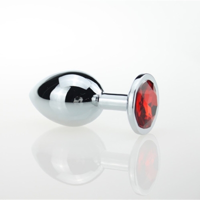 Varios colores joyas juguetes sexuales tapones anales metálicos para adultos