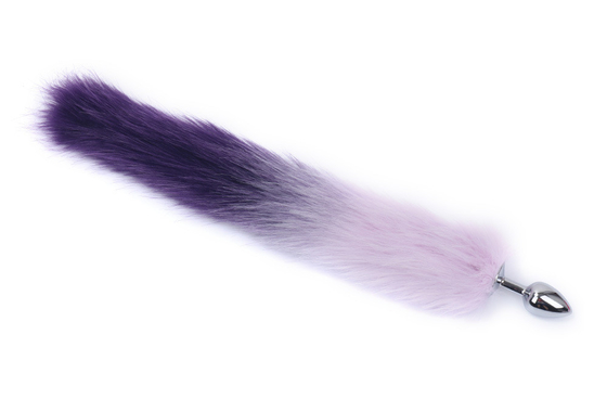 Colourful Metal Butt Anal Plug Insert Fox Tail Anal Plug para mujer