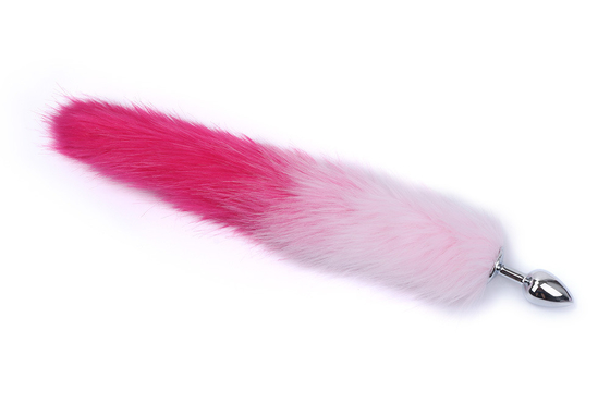 Colourful Metal Butt Anal Plug Insert Fox Tail Anal Plug para mujer