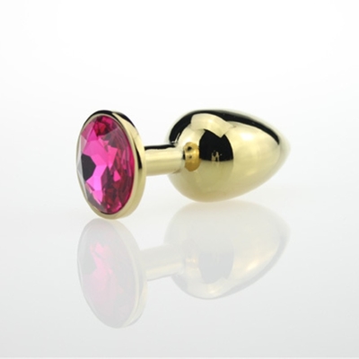 Joyería de alta calidad juguetes sexuales Goldl Plug anal para adultos