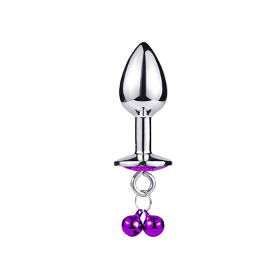 juguetes sexuales anales enchufe trasero cristal de acero inoxidable 3pcs conjunto de metal enchufe anal con campana