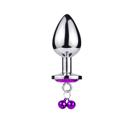 juguetes sexuales anales enchufe trasero cristal de acero inoxidable 3pcs conjunto de metal enchufe anal con campana