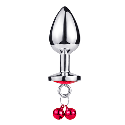 juguetes sexuales anales enchufe trasero cristal de acero inoxidable 3pcs conjunto de metal enchufe anal con campana