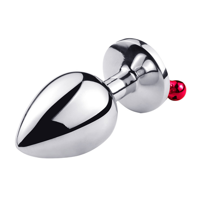 juguetes sexuales anales enchufe trasero cristal de acero inoxidable 3pcs conjunto de metal enchufe anal con campana