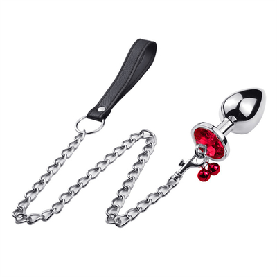 juguetes sexuales anales enchufe trasero cristal de acero inoxidable 3pcs conjunto de metal enchufe anal con campana