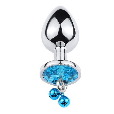 juguetes sexuales anales enchufe trasero cristal de acero inoxidable 3pcs conjunto de metal enchufe anal con campana