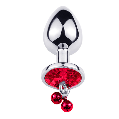 juguetes sexuales anales enchufe trasero cristal de acero inoxidable 3pcs conjunto de metal enchufe anal con campana