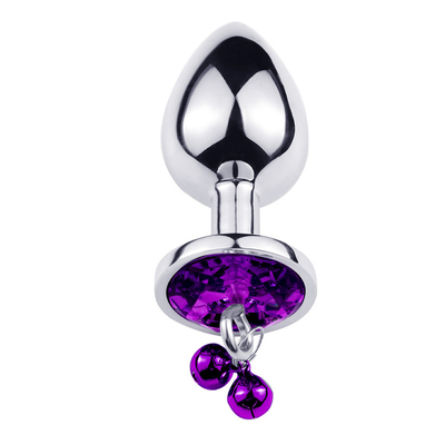 juguetes sexuales anales enchufe trasero cristal de acero inoxidable 3pcs conjunto de metal enchufe anal con campana