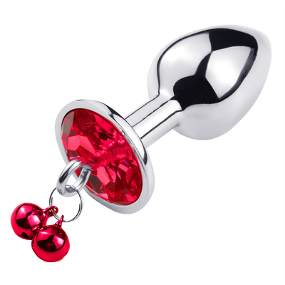 juguetes sexuales anales enchufe trasero cristal de acero inoxidable 3pcs conjunto de metal enchufe anal con campana