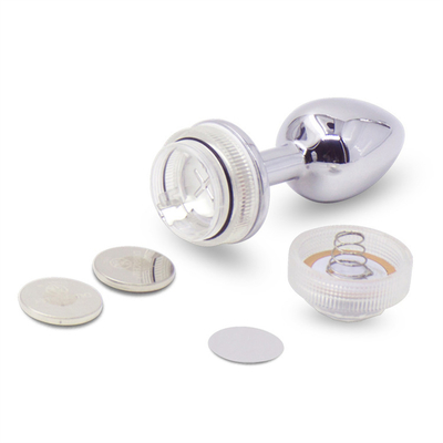 Cambio de color Anus agrandamiento Plug trasero anal con control remoto luz anal Plug plug anal con luces led