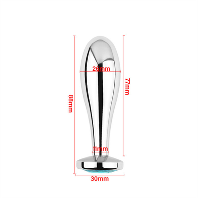 Black Hot Metal Plug Anal para mujeres culo y vagina juguetes sexuales
