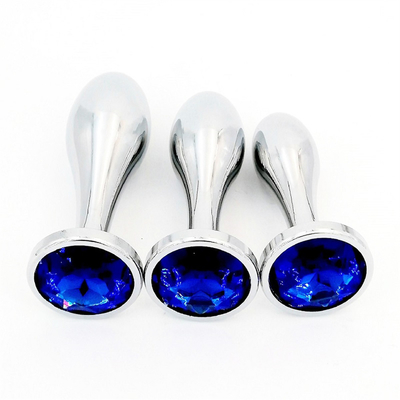 Black Hot Metal Plug Anal para mujeres culo y vagina juguetes sexuales