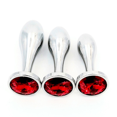 Black Hot Metal Plug Anal para mujeres culo y vagina juguetes sexuales