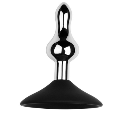 Enchufe de trasero cerrable de acero inoxidable diamante plata cristal joyería vagina juguetes sexuales hilo de metal enchufe anal conjunto para adultos