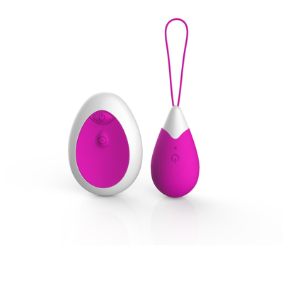 Silicona 10 frecuencias control remoto saltar amor vibrador de huevo