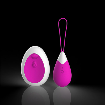 Silicona 10 frecuencias control remoto saltar amor vibrador de huevo