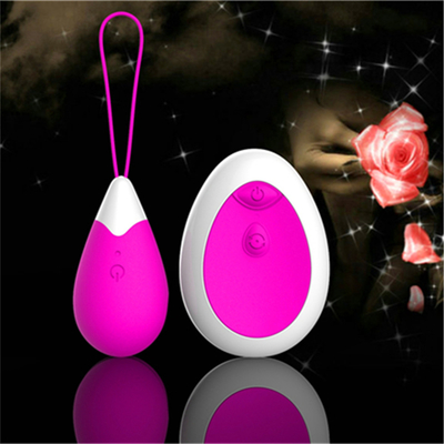 Silicona 10 frecuencias control remoto saltar amor vibrador de huevo