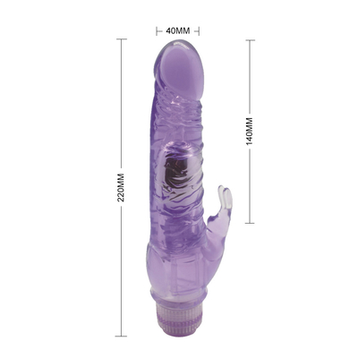 Glans de conejo Vibrator del punto G del pene Aparato femenino Vibración de silicona Dildos vibratorios