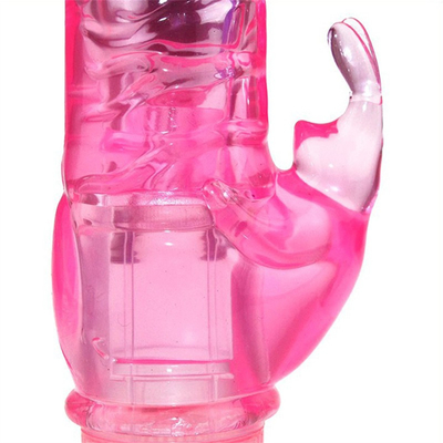 Glans de conejo Vibrator del punto G del pene Aparato femenino Vibración de silicona Dildos vibratorios