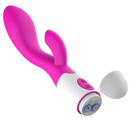 Venta caliente G Spot Dildo forma Rosa Vibrator juguetes sexuales para mujeres