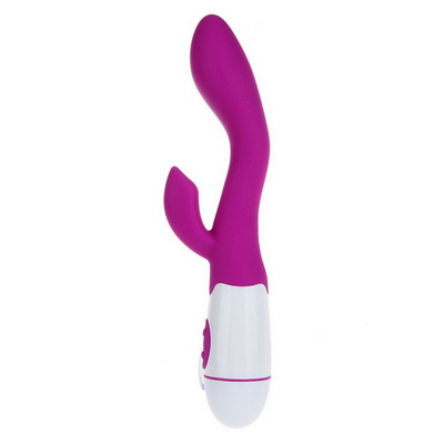 Venta caliente G Spot Dildo forma Rosa Vibrator juguetes sexuales para mujeres