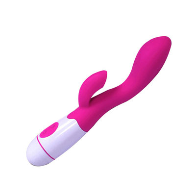 Venta caliente G Spot Dildo forma Rosa Vibrator juguetes sexuales para mujeres