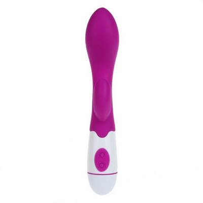 Venta caliente G Spot Dildo forma Rosa Vibrator juguetes sexuales para mujeres