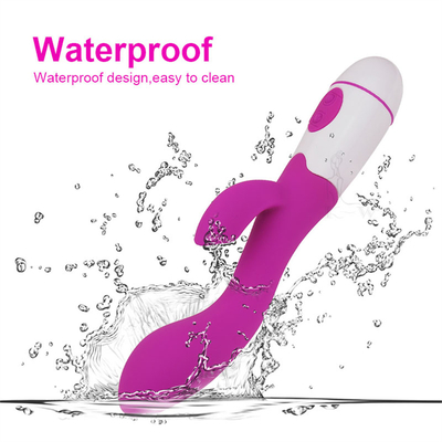 Venta caliente G Spot Dildo forma Rosa Vibrator juguetes sexuales para mujeres