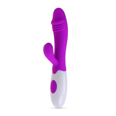 Venta caliente G Spot Dildo forma Rosa Vibrator juguetes sexuales para mujeres