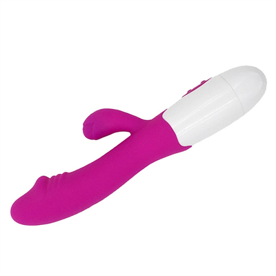 Venta caliente G Spot Dildo forma Rosa Vibrator juguetes sexuales para mujeres