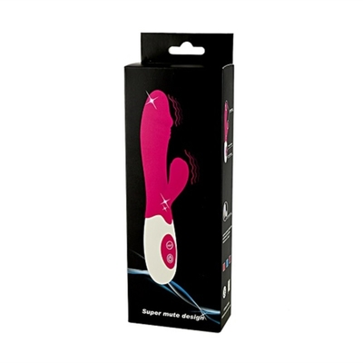 Venta caliente G Spot Dildo forma Rosa Vibrator juguetes sexuales para mujeres