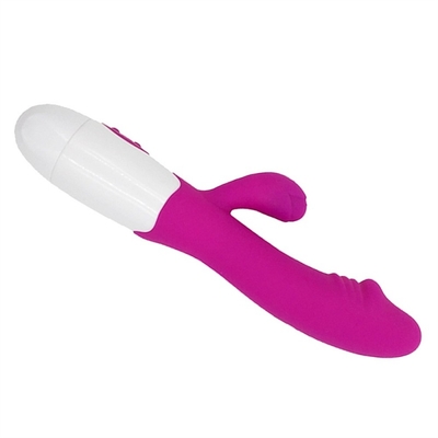 Venta caliente G Spot Dildo forma Rosa Vibrator juguetes sexuales para mujeres