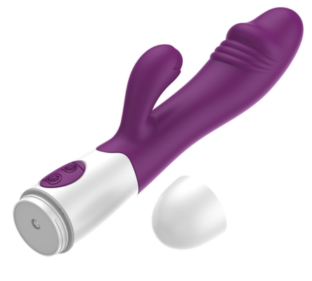 Venta caliente G Spot Dildo forma Rosa Vibrator juguetes sexuales para mujeres