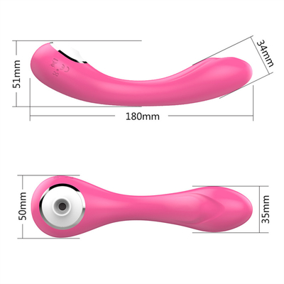 Estimulador de pulso de aire del clítoris sin contacto de succión del clítoris de presión de la tecnología de onda de la resistencia al agua recargable vibrador para