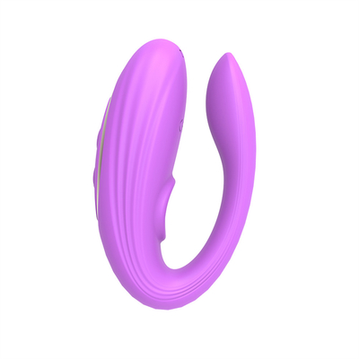 Invisible Wear Masajeador anal y del clítoris hecho de silicona médica U forma G Vibrator de puntos de sexo juguetes para mujer