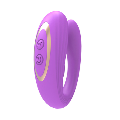Invisible Wear Masajeador anal y del clítoris hecho de silicona médica U forma G Vibrator de puntos de sexo juguetes para mujer