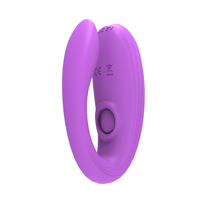 Invisible Wear Masajeador anal y del clítoris hecho de silicona médica U forma G Vibrator de puntos de sexo juguetes para mujer