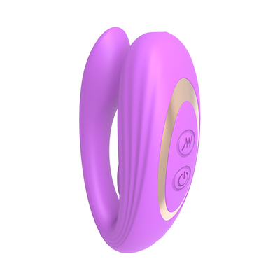 Invisible Wear Masajeador anal y del clítoris hecho de silicona médica U forma G Vibrator de puntos de sexo juguetes para mujer