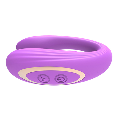 Invisible Wear Masajeador anal y del clítoris hecho de silicona médica U forma G Vibrator de puntos de sexo juguetes para mujer