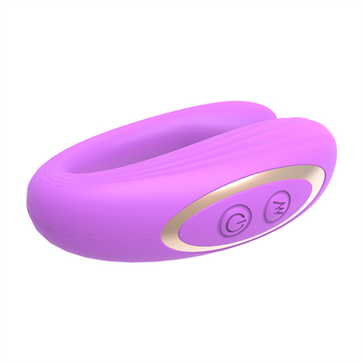 Invisible Wear Masajeador anal y del clítoris hecho de silicona médica U forma G Vibrator de puntos de sexo juguetes para mujer